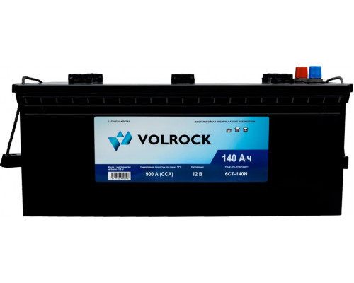 Аккумулятор VOLROCK 6СТ-140N 900А 513х189х217 конус