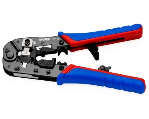 Пресс-клещи KNIPEX KN-975113 3-в-1, для штекеров RJ 45