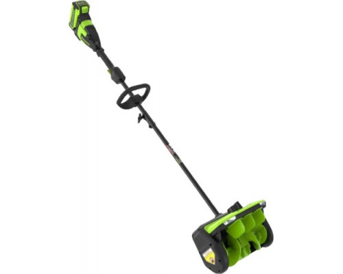 Снегоуборщик (электролопата) аккумуляторный GREENWORKS 2603107UG 40V, 30 см, бесщеточный, с 1хАКБ 5 Ач и ЗУ купить с доставкой и официальной гарантией