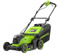 Газонокосилка аккумуляторная GREENWORKS 2520907 2x24V, 41 см, бесщеточная, без АКБ и ЗУ