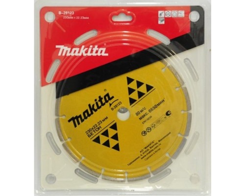 Алмазный диск для резки бетона MAKITA 230х22.2 мм  B-28123 [B-28123]