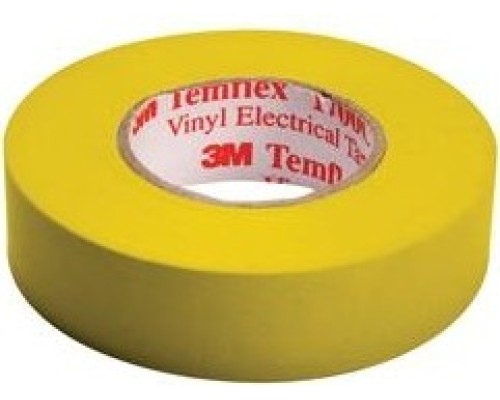 Изолента ПВХ 3M Temflex™ 1300 19 мм x 20 м, желтая [TEMFLEX 1300 YELLOW 19MM]