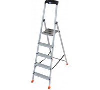 Стремянка алюминиевая KRAUSE MONTO SAFETY 5 ступеней 128959