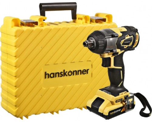 Гайковерт аккумуляторный Hanskonner HCD18350S onebat [HCD18350S]