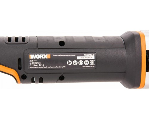 Угловая шлифмашина аккумуляторная WORX WX800.9 без АКБ и ЗУ [WX800.9]