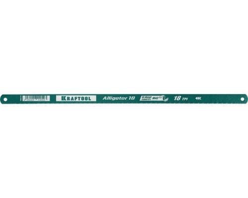 Полотно для пил по металлу KRAFTOOL Alligator-18 bi-metal гибкое 18 tpi [15942-18-1]