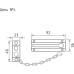 Цепочка дверная НОРА-М №4 