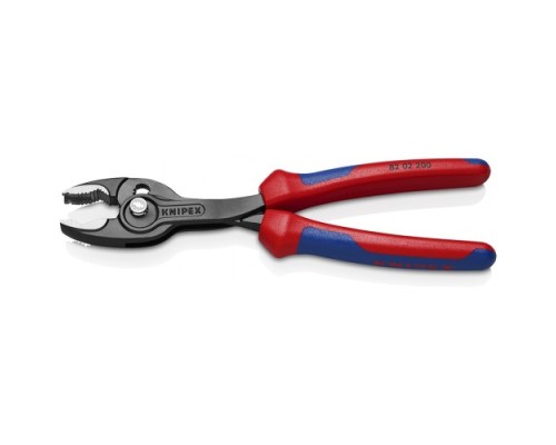 Клещи KNIPEX KN-8202200SB TwinGrip с фронтальным и боковым захватами