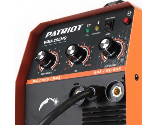 Сварочный полуавтомат PATRIOT WMA 205 MQ инверторный mig/mag/mma [605302155]