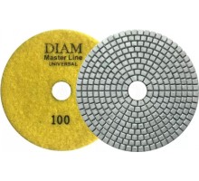 Алмазная тарелка на липучке DIAM АГШК 100*2,5 №100 Master Line Universal (сухая/мокрая) [000624]