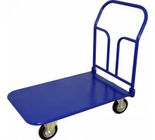 Тележка платформенная Rusklad ТПСР 2 М П складная ручка, педаль, 600 х 900 мм г/п до 550 кг