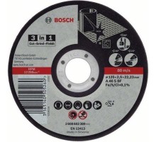 Отрезной круг по нержавеющей стали BOSCH 125х2,5х22 мм AS46TINOX-BF Expert for Inox [2608602389]