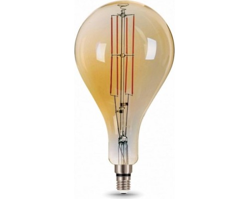 Лампа светодиодная GAUSS A160 filament а160 8w 780lm 2400к е27 golden straight l [149802008]