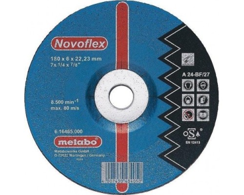 Шлифовальный круг по металлу METABO 125x6,0х22,23 мм Novoflex SP [617024000]