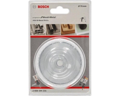 Коронка биметаллическая BOSCH PROGRESSOR 76 мм bim mm, new [2608594231]