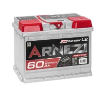 Аккумулятор ARNEZI DIN SMF 60 A/ч обратная R(+) 242x175x190 L2 EN 600 A [E1040600]