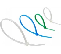 Набор хомутов REXANT 100, 150, 200 мм, цветные нх-1, тубус 200 шт. 07-7201