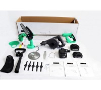 Набор аккумуляторного инструмента ZITREK GreenCut 20, GreenSaw 20, ZKBL20 set 3 in 1 3 в 1, 1х2.0ач, 1х4.0ач 082-2022