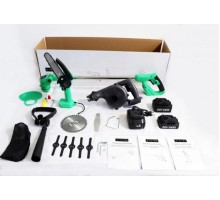 Набор аккумуляторного инструмента ZITREK GreenCut 20, GreenSaw 20, ZKBL20 set 3 in 1 3 в 1, 1х2.0ач, 1х4.0ач 082-2022