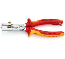 Кабелерез KNIPEX KN-1366180TBK StriX 2-в-1 VDE, 180 мм