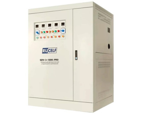 Стабилизатор напряжения трехфазный RUCELF SDV-3-100K-PRO