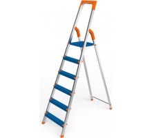 Стремянка алюминиевая Sarayli Color 6 ступеней 2306
