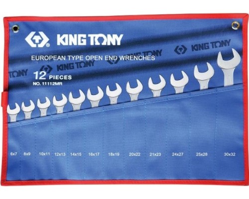 Набор ключей рожковых KING TONY 1112MRN 12 предметов