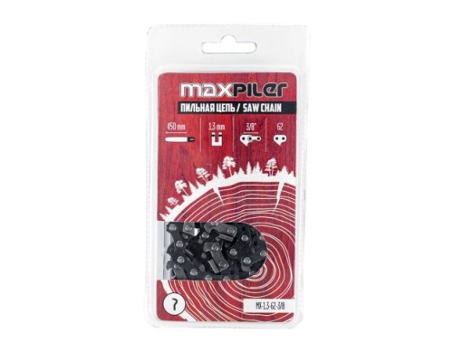 Цепь для пилы MAXPILER MX-1,3-62-3/8 (Partner.Poulan 18 ) купить с доставкой и официальной гарантией