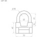 Замок навесной НОРА-М ЗН-407 