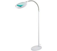 Лупа напольная REXANT 31-0512 3D с подсветкой 42 SMD LED, 174х108мм, белая