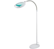Лупа напольная REXANT 31-0512 3D с подсветкой 42 SMD LED, 174х108мм, белая