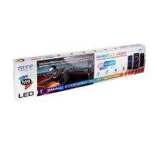 Подсветка салона MTF LIGHT SMART SYMPHONY M4, 18  элем., (полосы в двери универс. 75см х4) AL18CDb