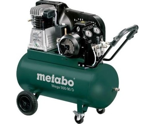 Компрессор поршневой METABO Mega 550/90 D [601540000]