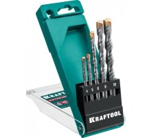 Набор сверл по бетону KRAFTOOL EXTREME 5 шт. (4, 5, 6, 8, 10 мм) 3-х гранный хвостовик 29166-H5