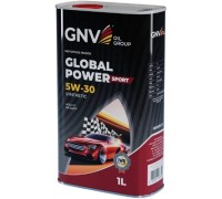 Масло моторное GNV Global Power Sport 5W30 Synthetic 1 л (металл. канистра) GPS1M10564010130530001