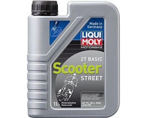 Масло для 2-тактных скутеров LIQUI-MOLY Motorbike 2T Basic Scooter Streetr 1 л 1619/8068 [8068]