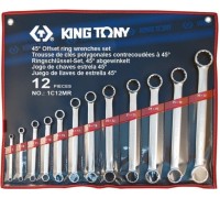 Набор ключей накидных прямых KING TONY 12 предметов 1C12MR 1C12MR