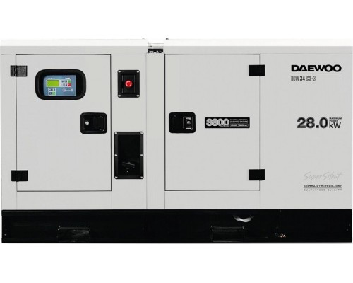 Электростанция дизельная DAEWOO DDW 34 SSE-3 в кожухе