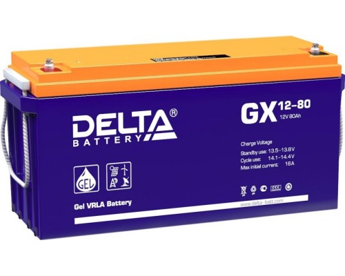 Аккумулятор DELTA GX 12-80 (GEL)