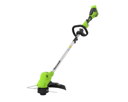 Триммер аккумуляторный GREENWORKS GD40LT 40V, 38 см, АКБ 8Ач и ЗУ 2112207UH купить с доставкой и официальной гарантией