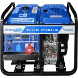 Электростанция дизельная с воздушным охлаждением ТСС SDG 7500 EH3A открытая 100027