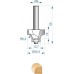 Фреза по дереву ЭНКОР ф25.4х13, r6,3мм хв.8мм кромочная калевочная [9241]