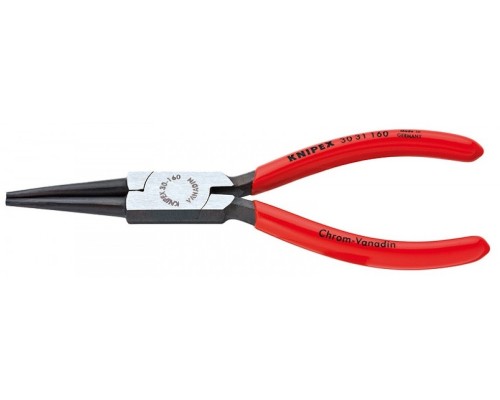 Круглогубцы KNIPEX KN-3031160SB губки без насечек 41 мм, длина 160 мм