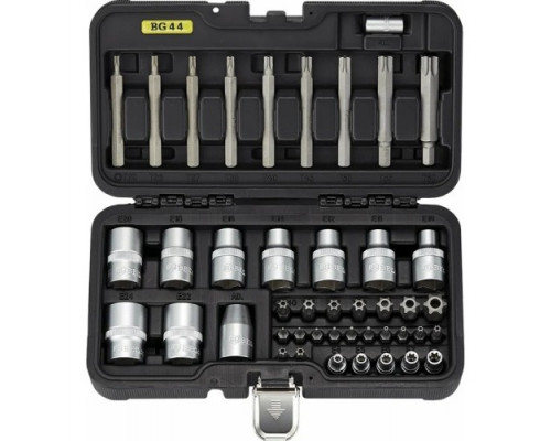 Набор бит и головок BERGER BG044-1214 TORX, 44 предмета