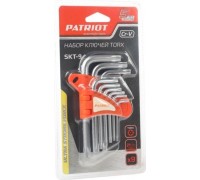 Набор ключей TORX PATRIOT SKТ-9T10-T50,CRV, 9 предметов 350002004