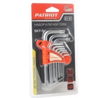 Набор ключей TORX PATRIOT SKТ-9T10-T50,CRV, 9 предметов 350002004