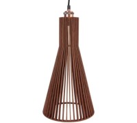 Светильник декоративный GLANZEN ART-0012-60-COCKTAIL подвесной из дерева dark