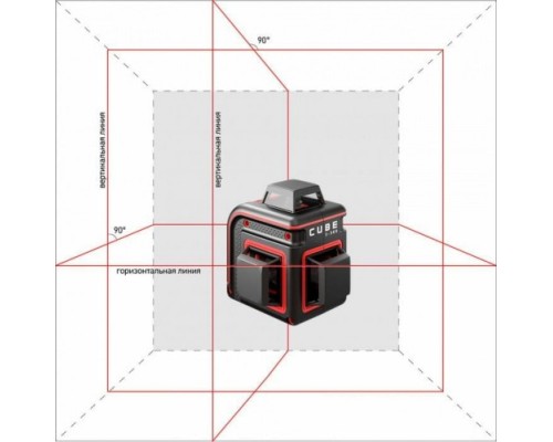 Лазерный нивелир ADA CUBE 3-360 HOME EDITION [А00565]