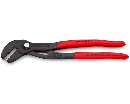 Клещи переставные KNIPEX для пружинных хомутов 8551250 A 250 мм [KN-8551250A]