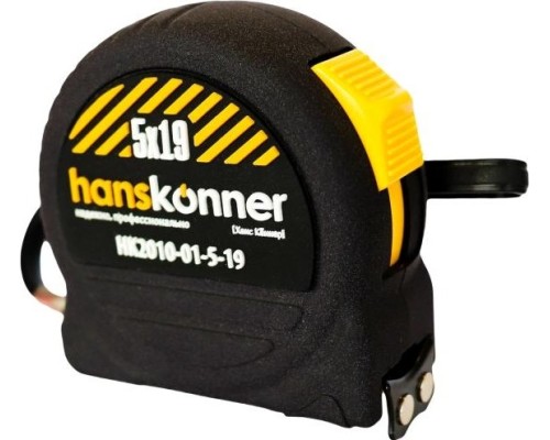 Рулетка HANSKONNER HK2010-01-5-19 противоударный корпус softtouch